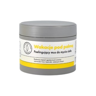 Manufaktura Piękna peelingujący Mus do mycia ciała Wakacje pod palmą 250 g