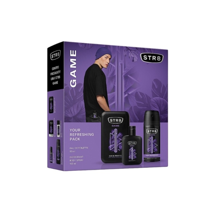 STR8 Game Cadeauset: Eau de Toilette 50 ml + Deodorantspray 150 ml
