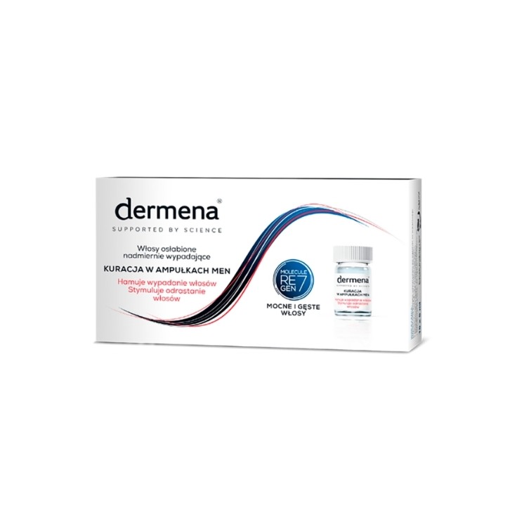 Dermena Haarverzorging Men behandeling tegen haaruitval in ampullen (15 x 5 ml)