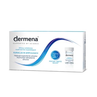 Ампульний засіб проти випадіння волосся Dermena Hair Care 15 x 15 мл