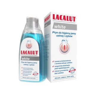 Lacalut White Płyn do płukania jamy ustnej i zębów 300 ml