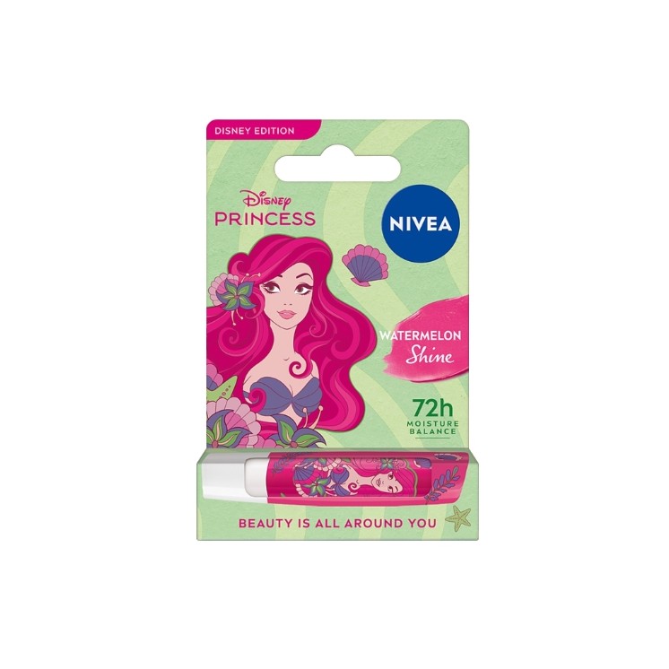 Nivea ochronna Pomadka do ust Disney Princess Watermelon Shine 4,8 ml