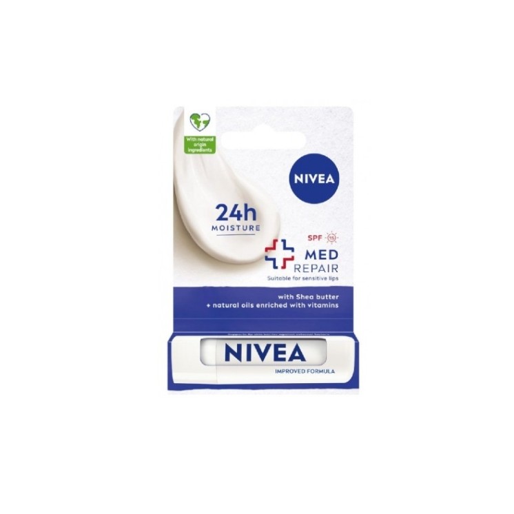 Захисний бальзам для губ Nivea Medium Repair SPF15 4.8 мл