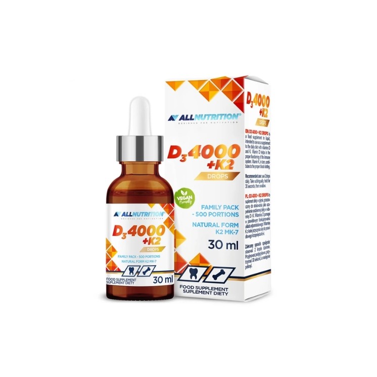 AllNutrition D3 4000 + K2 druppels 30 ml