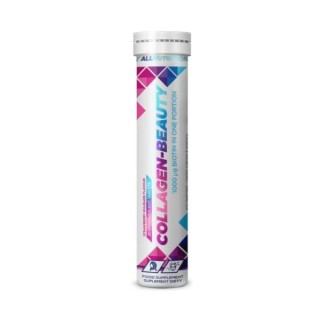 AllNutrition Collagen Beauty Полуниця-Ревінь 20 шипучих таблеток
