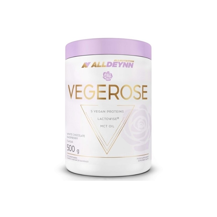 AllNutrition AllDeynn VegeRose White Chocolate та Raspberry 500 г