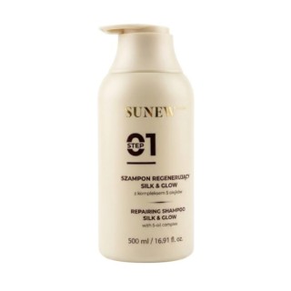 Шампунь для відновлення волосся Sunew Med+ Silk& Glow 500 мл