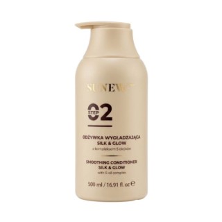 Sunew Med+ Silk&Glow wygładzająca Odżywka do włosów 500 ml