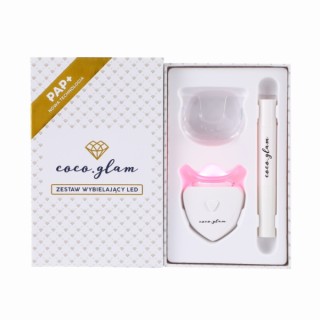 Coco Glam Pap+ Zestaw do wybielania zębów Biały 1 sztuka