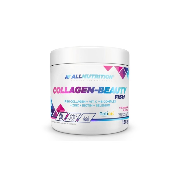 AllNutrition Collagen-Beauty Fish Truskawka 158 g