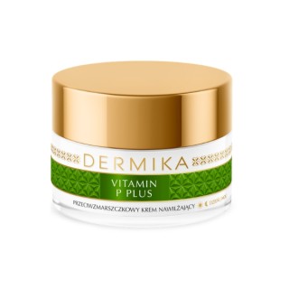 Зволожувальний крем проти зморшок Dermika Vitamin P Plus для капілярної шкіри 50 мл