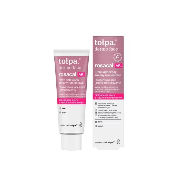 Tołpa Dermo Face Rosacal AR. Crème voor het verzachten van roodheid 40 ml