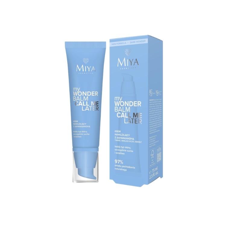 Зволожувальний крем для обличчя myWONDERBALM Call Me Later з ашвагандхою Miya Cosmetics myWONDERBALM 75 мл