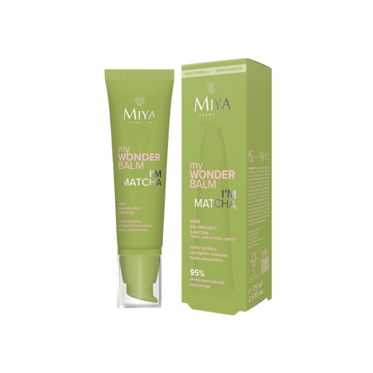 Miya Cosmetics myWONDERBALM I'm Matcha Balancing Face Cream with Matcha 75 ml
