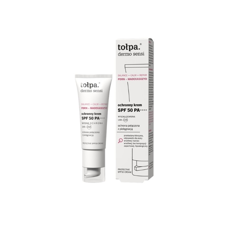 Tołpa Dermo Sensi Захисний крем для обличчя SPF50 PA++++ 40 мл