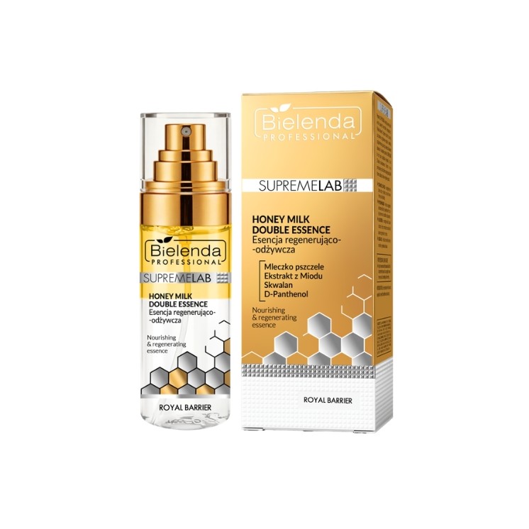 Bielenda Professional Supremelab Honey Milk Double Essence regenererende en voedende gezichtsessence 100 ml