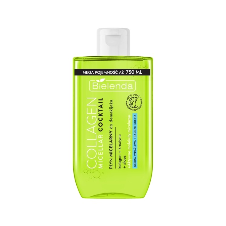 Bielenda Collagen Micellair vocht voor de gevoelige en zeer droge huid 750 ml