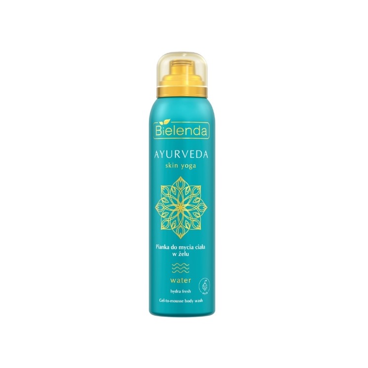 Bielenda Ayurveda Skin Yoga Pianka do mycia ciała w żelu Water 150 ml