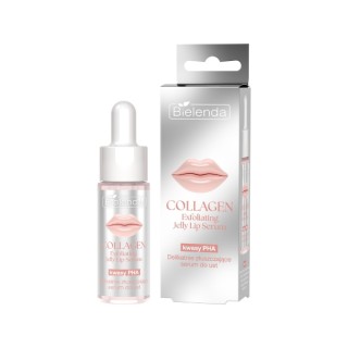 Bielenda Collagen Jelly Lip Mask delikatnie złuszczające Serum do ust 10 ml