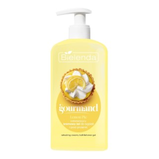 Bielenda Gourmand Lemon Pie Refreshing, Creamy Bath and Shower Gel 300 ml