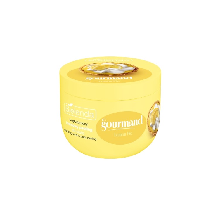 Bielenda Gourmand Lemon Pie wygładzający, kremowy Peeling do ciała 250 g