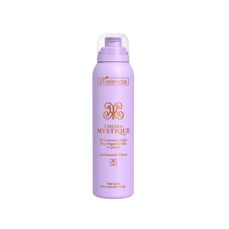 Bielenda Zahara Mystique geparfumeerde Mademoiselle Bloom bodyolie in schuimvorm 150 ml