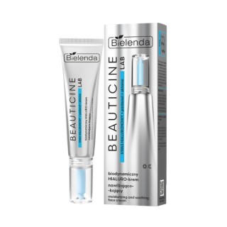 Зволожувальний та заспокійливий крем для обличчя Hyaluro-Face Cream Bielenda Beauticine Lab 40 мл