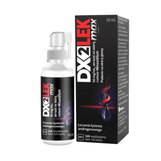 DX2Lek Max 50mg/ml Areozol na skórę 60 ml