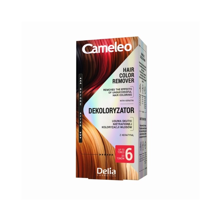 Знебарвлювач для волосся Delia Cameleo Omega з кератином до 6 тонів