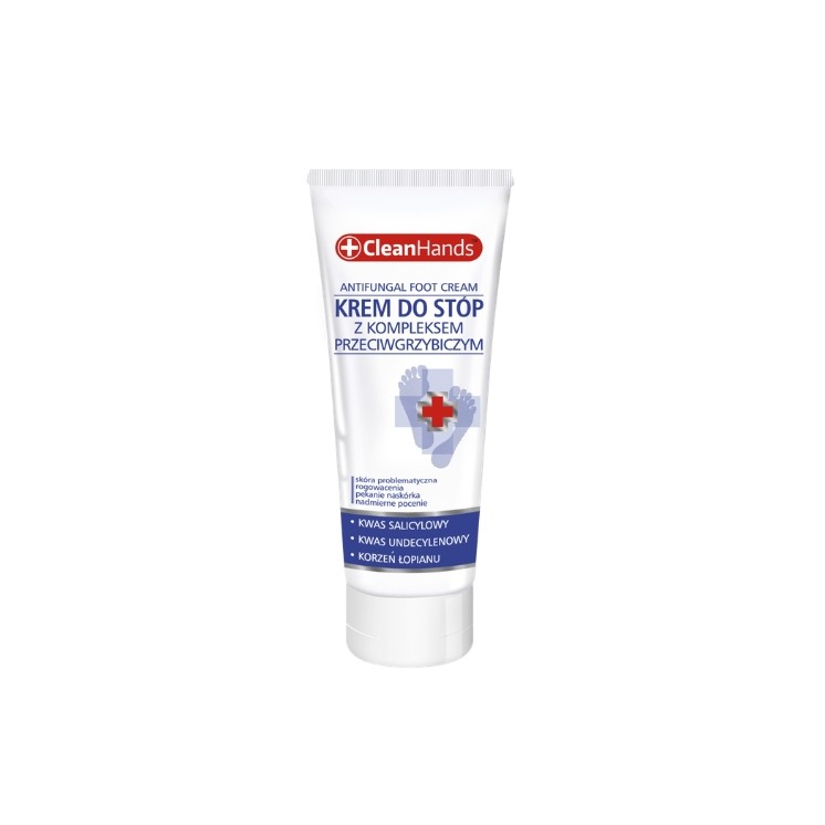 Cleanhands Voetcrème met Antischimmelcomplex 75 ml