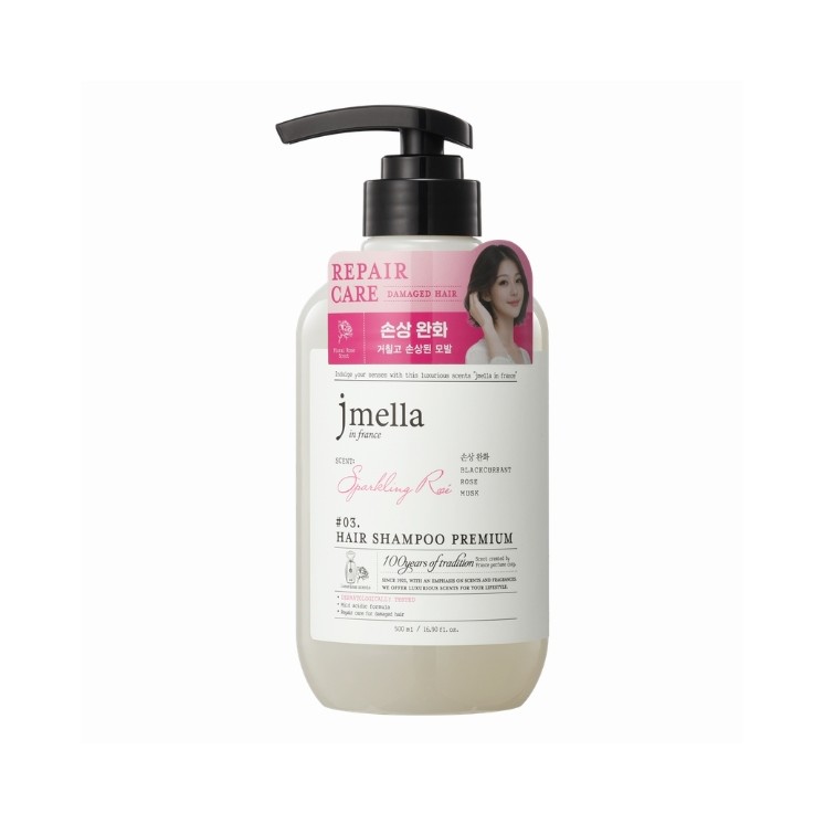 Jmella in France Sparkling Rose Perfumed Regenerating Hair Shampoo 500 ml