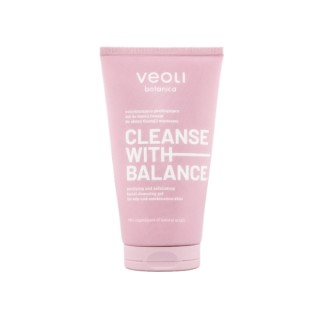 Veoli Botanica Cleanse With Balance Reinigende en Peelende Gezichtsgel 150 ml