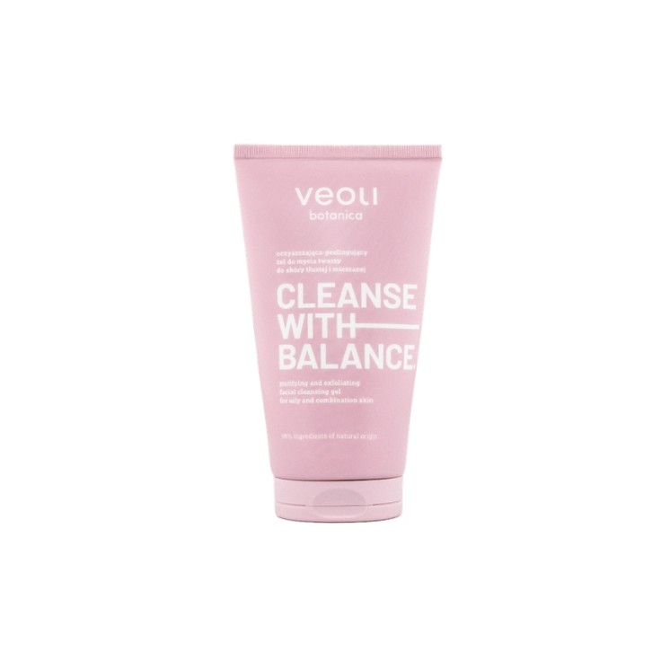 Veoli Botanica Cleanse With Balance Reinigende en Peelende Gezichtsgel 150 ml