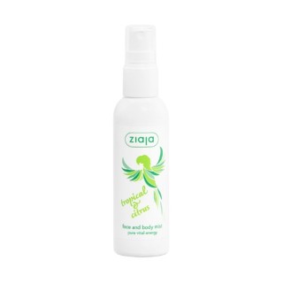 Ziaja Tropical Scent Mgiełka do twarzy i ciała Tropical & Citrus 90 ml