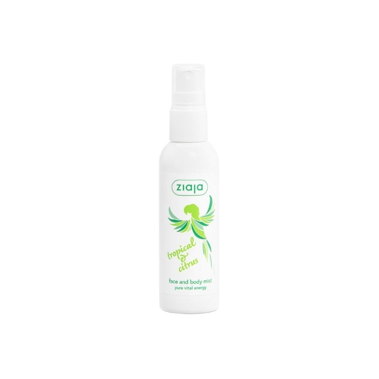 Спрей для обличчя та тіла Ziaja Tropical Scent Tropical & Citrus 90 мл