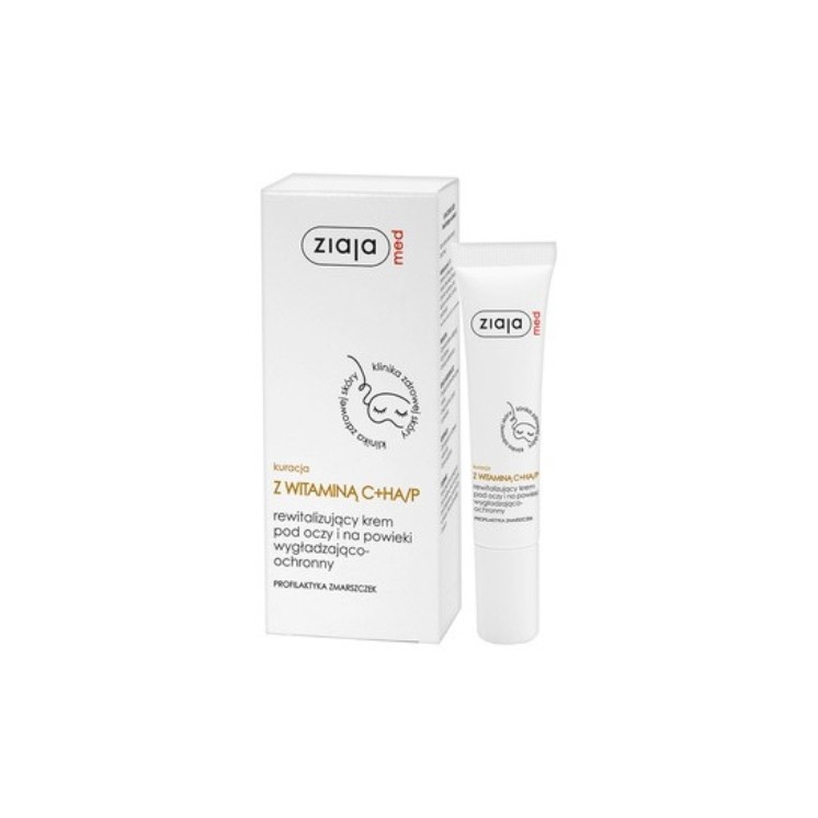 Ziaja Med Vitamine C + HA/P Revitaliserende Oog- en Ooglidcrème 15 ml