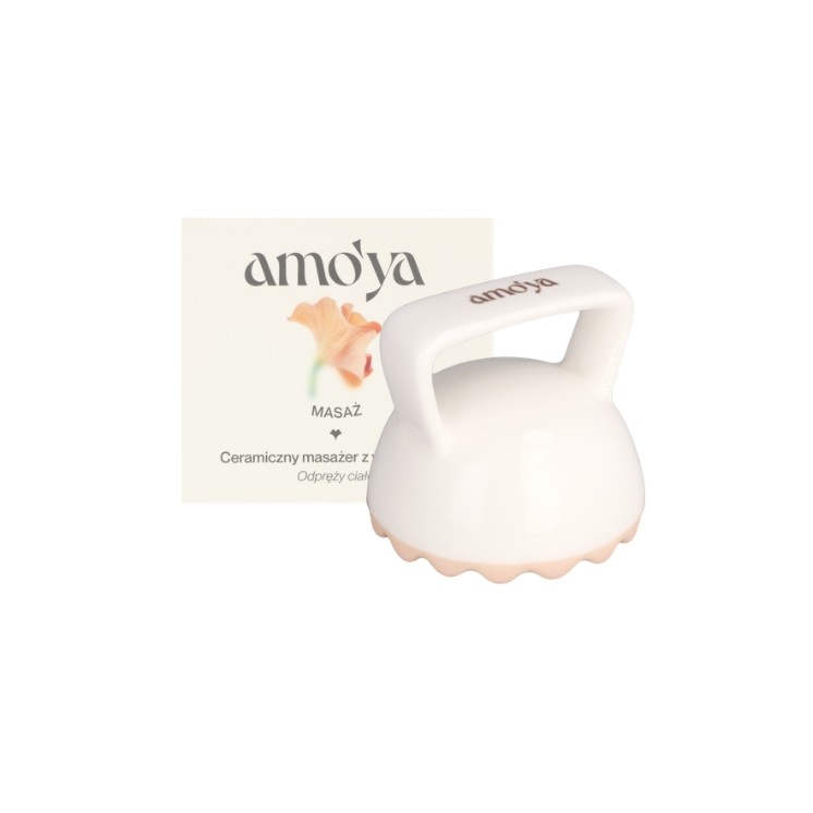 Amo'ya Masaż ceramiczny Masażer do ciała z wypustkami 1 sztuka